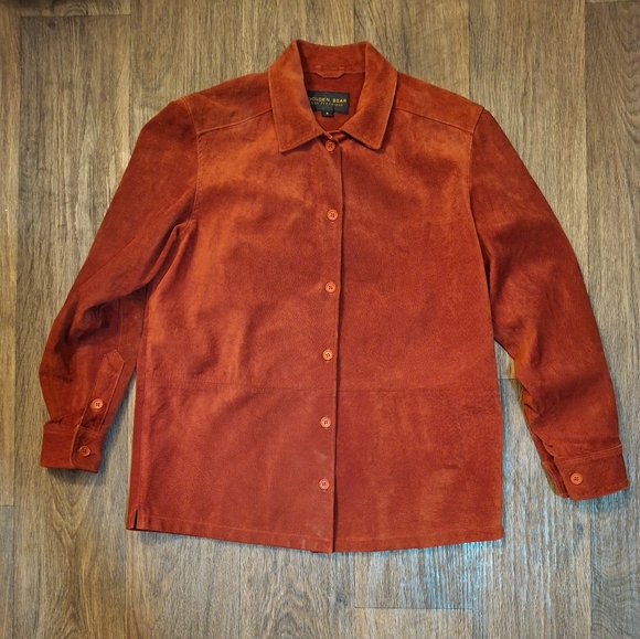 Vintage Golden Bear San Francisco Red Leather Jacket. - Picture 1 of 15